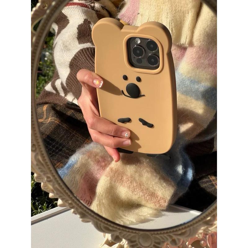 矮袋鼠 柿子椒熊 手機殼 iPhone 手機 手機保護周邊  iPhone 15 12 13 14 殼-細節圖5
