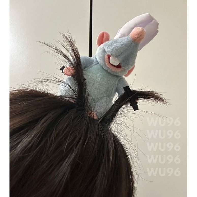 WU96 /小紅書同款🍠料理鼠王髮箍 🐭實拍 髮夾 髮箍 可愛 流行頭飾 飾品 頭飾 大學生 可愛 料理鼠王 髮夾-細節圖3