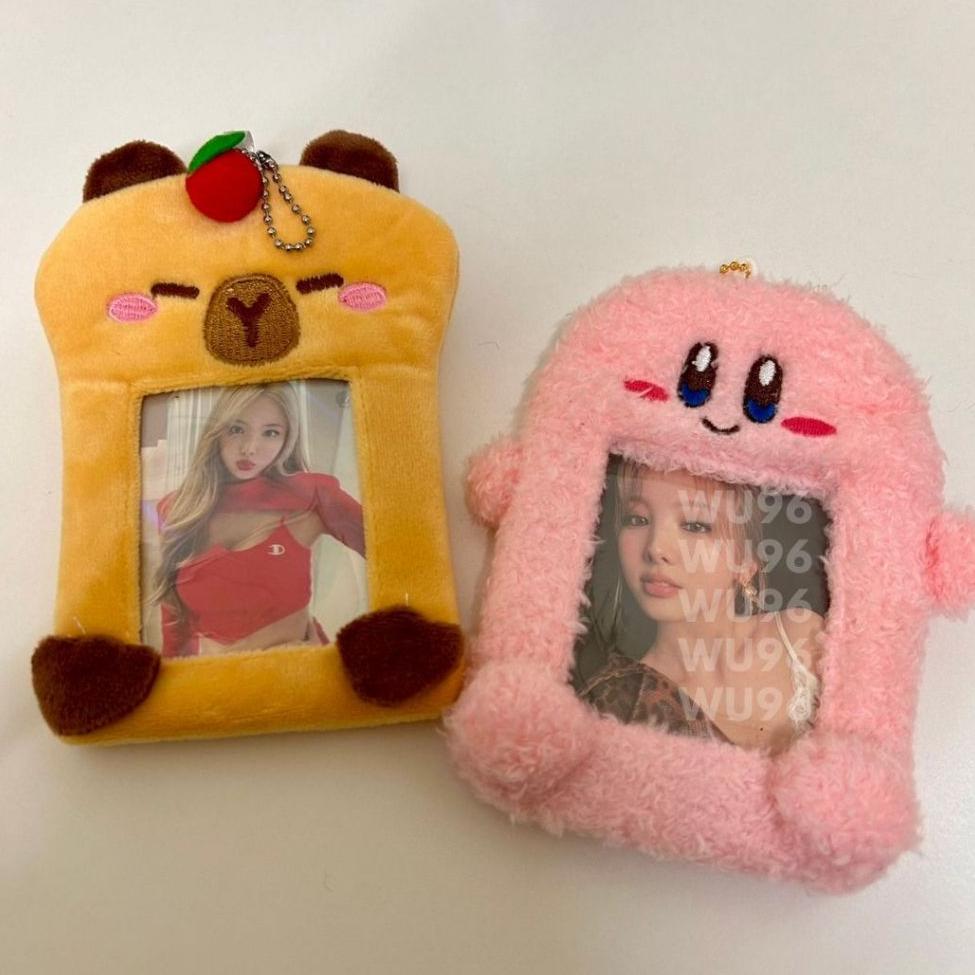 WU96/ 星之卡比 卡皮巴拉 卡套證件套 識別證套 拍立得 吊飾 追星 偶像小卡 學生 收藏卡套 鑰匙圈 悠遊卡 卡片-細節圖2