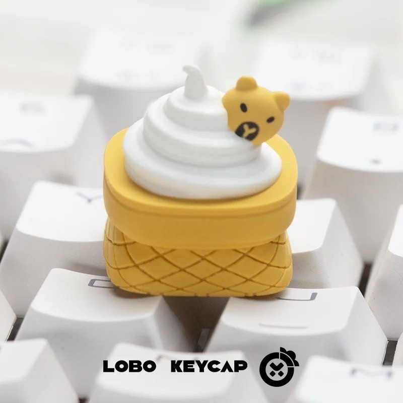 Lobo 外設 卡皮巴拉 麥當勞 薯條 漢堡 系列 鍵帽-細節圖4