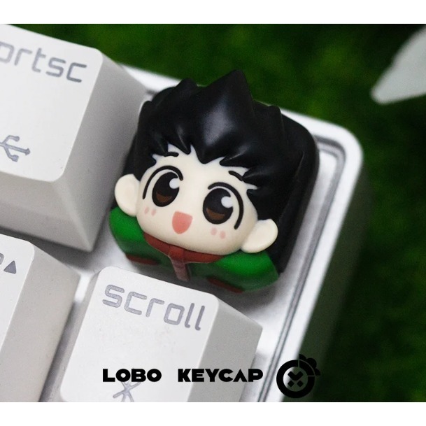 Hunter 獵人 小傑 奇犽 酷拉皮卡 西索 貪婪之島 麥當勞 電競 鍵盤 鍵帽 軸 01-規格圖5