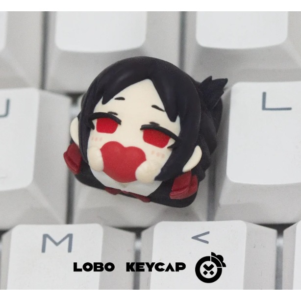 輝夜姬想讓人告白 天才們的戀愛頭腦戰 四宮輝夜 藤原千花 白銀御行 鍵盤 鍵帽 軸 01-規格圖4