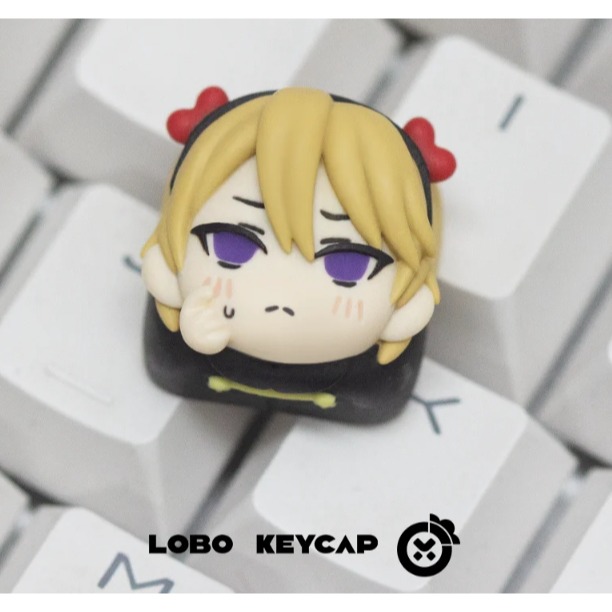 輝夜姬想讓人告白 天才們的戀愛頭腦戰 四宮輝夜 藤原千花 白銀御行 鍵盤 鍵帽 軸 01-規格圖4