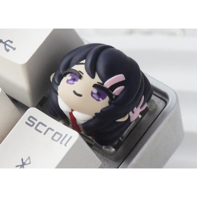 青春豬頭少年不會夢到兔女郎學姊 櫻島麻衣 兔女郎 動漫 鍵帽 鍵盤 DIY 個性 PNK 01-細節圖3