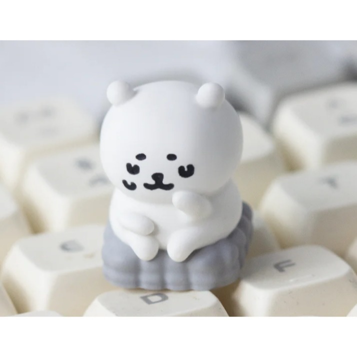 吉伊卡哇 nagano熊 自嘲熊 Chiikawa 鍵盤 鍵帽 個性 DIY PNK 01-細節圖4