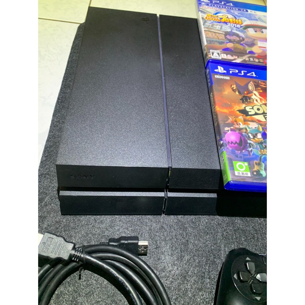 PS4主機CHU-1207，雙手把，雙遊戲-細節圖2
