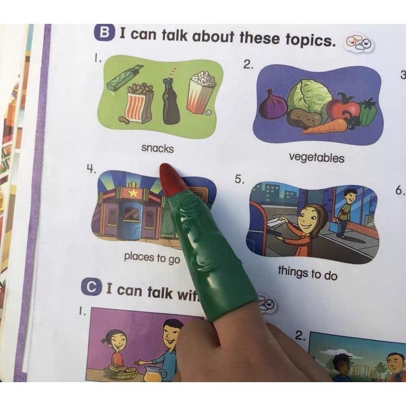 巫婆手指1入閱讀小幫手，萬聖節教學道具1入顏色隨機 指教棒 萬聖節手指套 巫婆指套 指示棒 指教棒-細節圖4