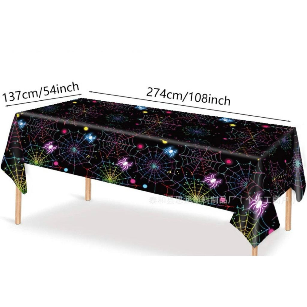 聖誕節桌布 一次性桌巾 萬聖節款一次性桌巾 萬聖節佈置 萬聖節桌布 萬聖節桌巾 萬聖節活動聖誕佈置-細節圖9