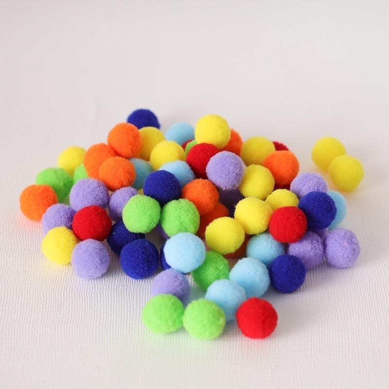 蒙氏毛球顏色配對遊戲 舀勺1支 毛球 蒙氏教具 蒙氏教材 顏色配對 顏色啟蒙 手眼協調教材 手眼協調訓練 蒙特利-細節圖7