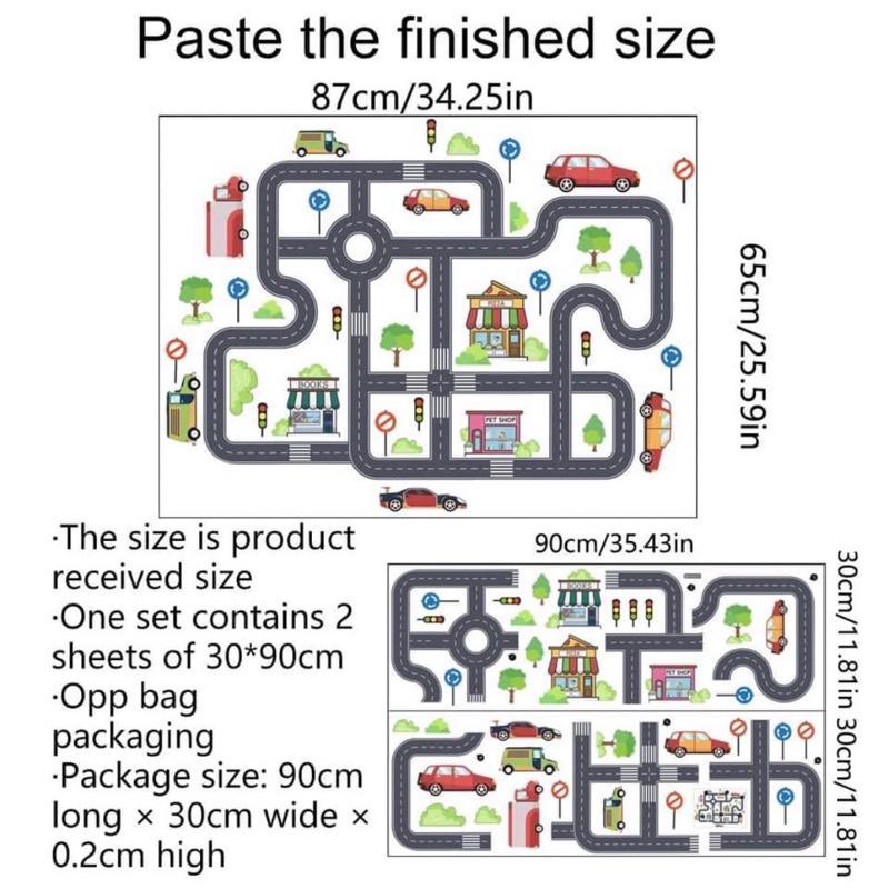 道路交通紙膠帶 道路膠帶 道路交通 交通玩具 交通工具教材 道路遊戲貼紙 交通教材 交通遊戲-細節圖8