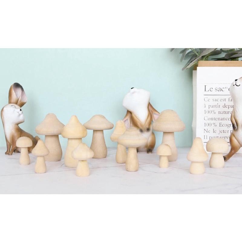 角落區 蘑菇香菇系列 菇菇系列 12顆隨機 森林區 蘑菇 香菇素材 木製蘑菇 蘑菇彩繪 木製彩繪  家家酒花園 角落區-細節圖3