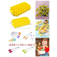 小蜜蜂15+蜂窩盒1+小手夾*1 小蜜蜂系列來嘍 玩配對玩數字遊戲、訓練小手肌肉道具 蜜蜂窩道具 蜜蜂娃娃 手眼協調道具