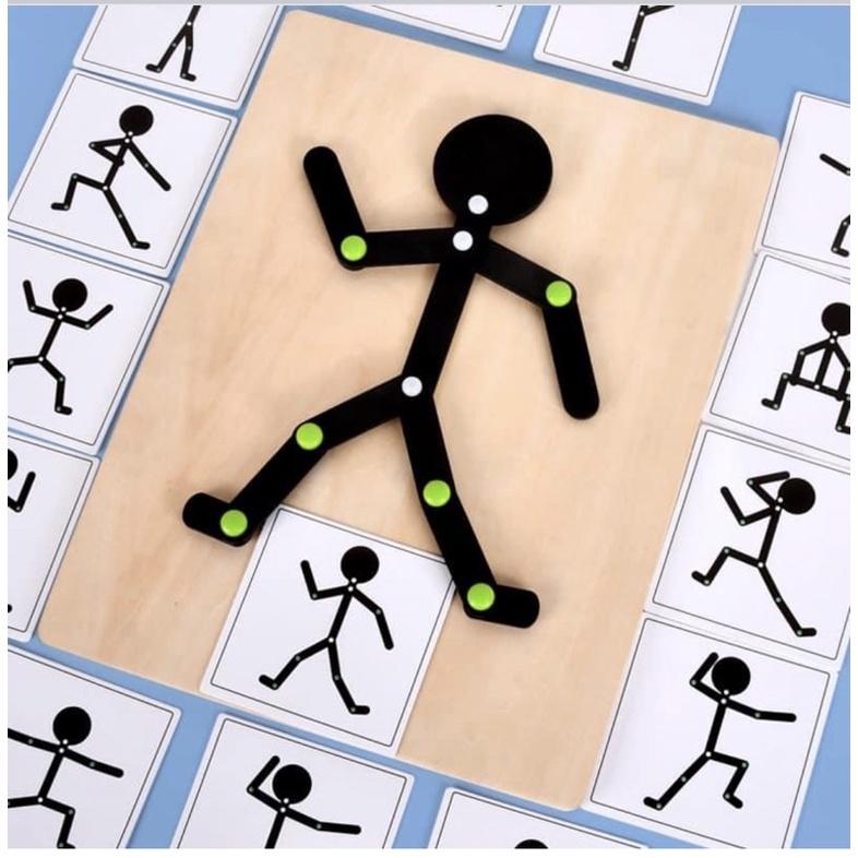 運動小人遊戲 🎀搭配身體骨骼關鍵認知 身體關節認知 跟體骨骼認知 身體關節學習  骨骼關鍵認知 身體構造 人體 關節認識-細節圖2