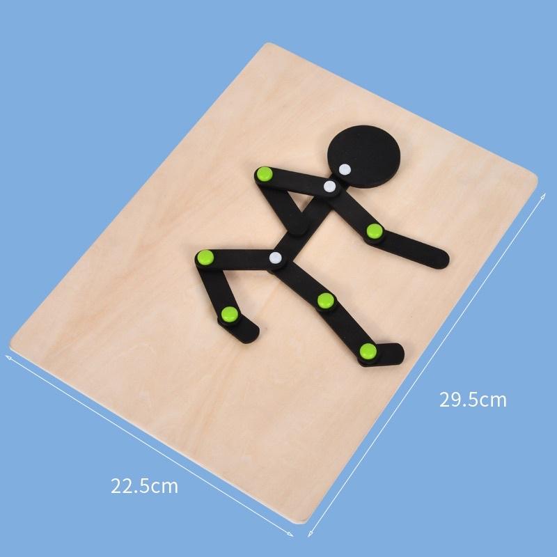 運動小人遊戲 🎀搭配身體骨骼關鍵認知 身體關節認知 跟體骨骼認知 身體關節學習  骨骼關鍵認知 身體構造 人體 關節認識-細節圖4