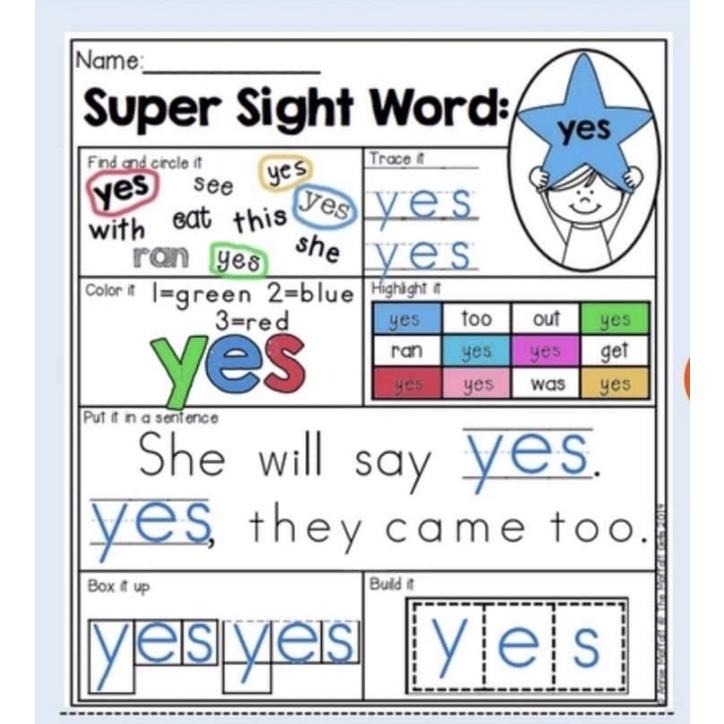 Sight Word Super Stars 220高頻詞練習冊（一套五本） 英文練習本 英文練習塗鴉本 英文塗鴉本-細節圖3