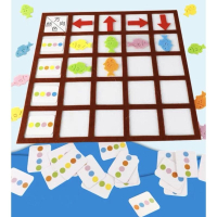 現貨🔴彩虹魚的家  魚系列教具 方向位置、顏色認知、方位學習、思考邏輯、角落區域 角落區域桌遊 方位教具 方向教具