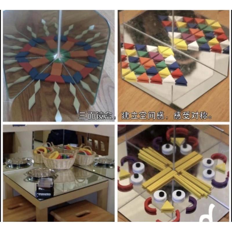 自製三面鏡💜軟面鏡子八片組、自行黏貼軟鏡，立體空間感，鏡面教學 三面鏡-細節圖5