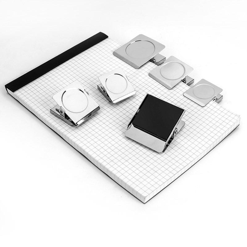 強力磁鐵夾6入一組 黑板磁鐵夾 白板磁鐵夾 磁鐵文件夾 磁鐵夾 磁力夾 磁鐵夾 磁鐵-細節圖3