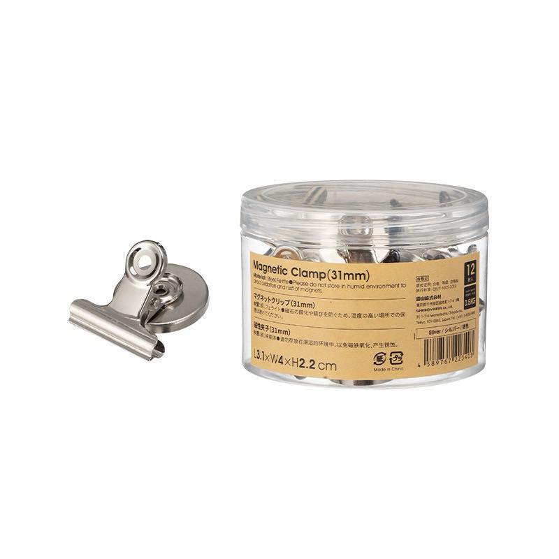 強力磁鐵夾6入一組 黑板磁鐵夾 白板磁鐵夾 磁鐵文件夾 磁鐵夾 磁力夾 磁鐵夾 磁鐵-細節圖7