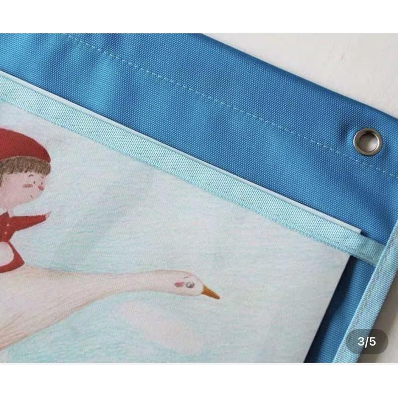 作品展示袋 繪本收納格 A4繪圖透明掛袋、繪本收納袋 書本收納袋、收納袋、文具收納 圖片收納 書本收納袋 繪本袋-細節圖2