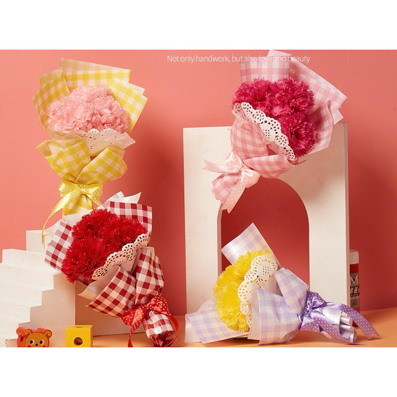 ❤️現貨❤️康乃馨花束；康乃馨捧花系列、母親節diy作品✨康乃馨DIY-細節圖4