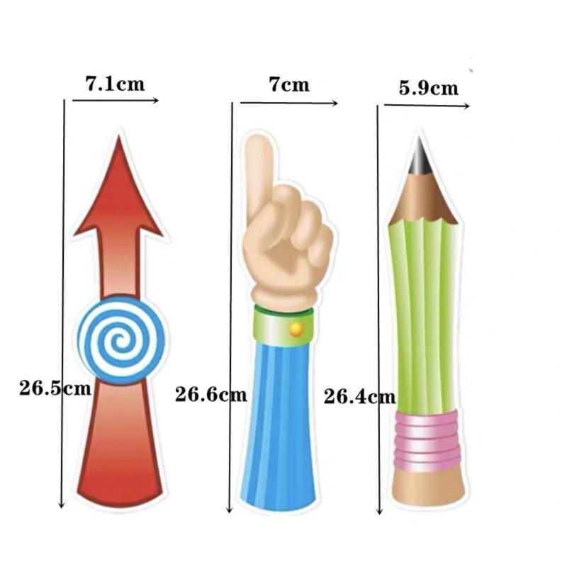 造型大款旋轉指針❤️背後有磁（箭頭、手指、鉛筆）轉盤大指針 磁性指針轉盤 指針轉盤 指針 轉盤-細節圖3