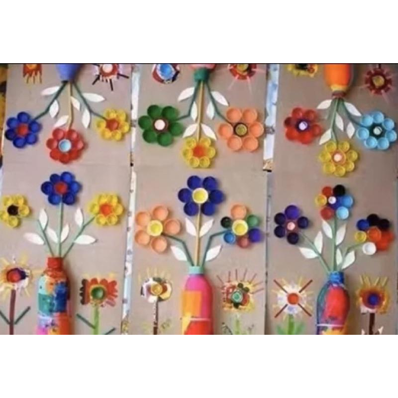 彩色瓶蓋素材、瓶蓋、勞作瓶蓋、瓶蓋材料包-細節圖3