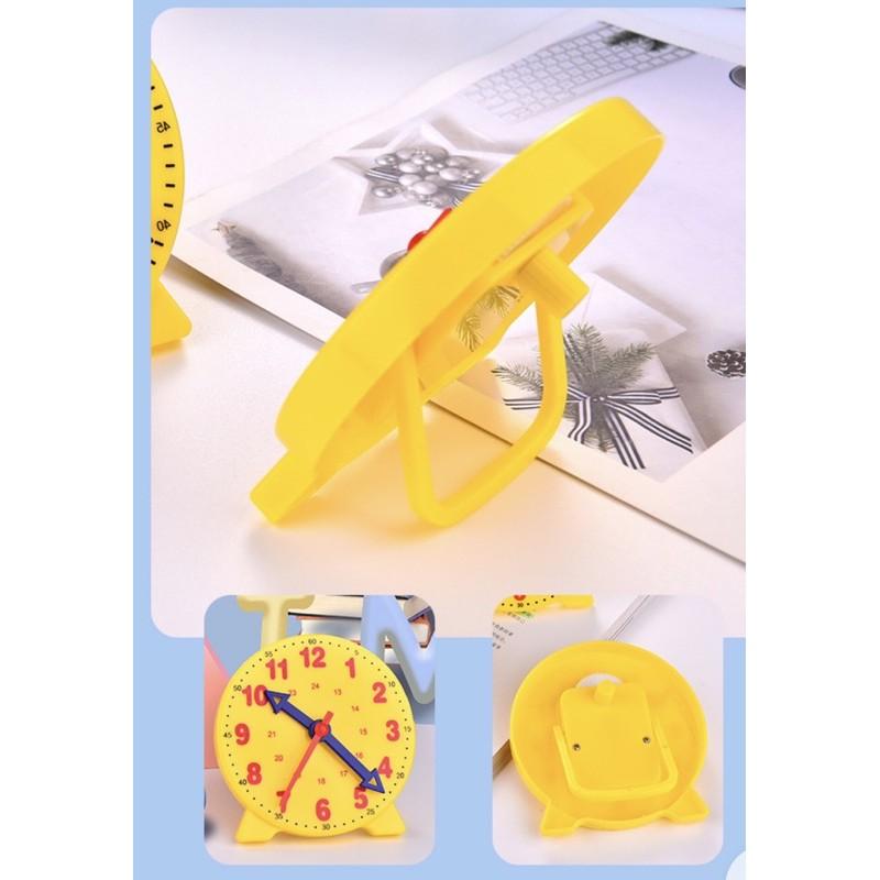 小時鐘教具，教學小時鐘 連動時鐘 教學時鐘 兒童時鐘 教學時鐘 連動時鐘 時鐘印章 時間印章 時間教學-細節圖3