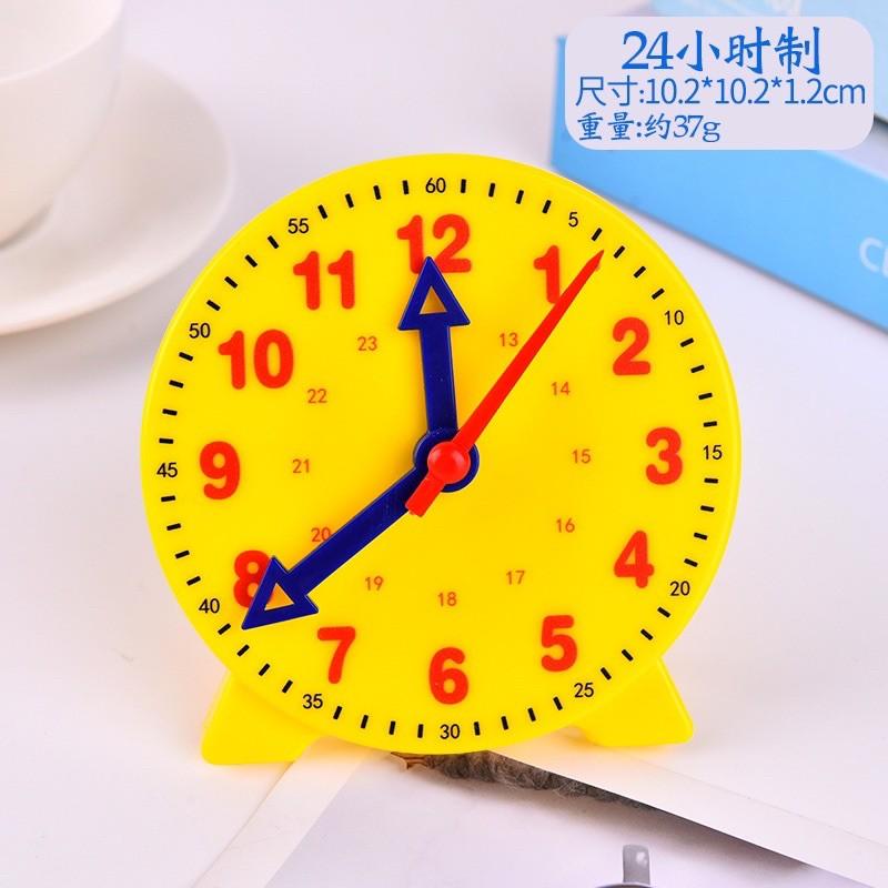 小時鐘教具，教學小時鐘 連動時鐘 教學時鐘 兒童時鐘 教學時鐘 連動時鐘 時鐘印章 時間印章 時間教學-細節圖4