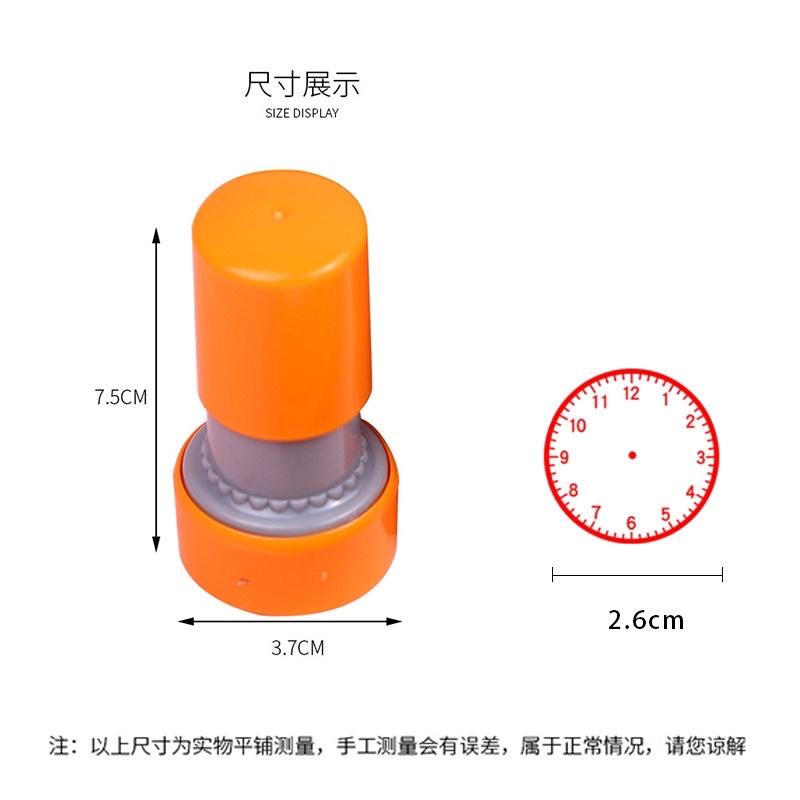 小時鐘教具，教學小時鐘 連動時鐘 教學時鐘 兒童時鐘 教學時鐘 連動時鐘 時鐘印章 時間印章 時間教學-細節圖6