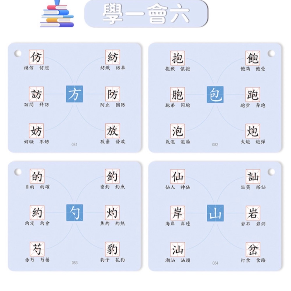 繁體桌遊 部首桌遊 詞語全部學會，增加小朋友對中文字的思維及識字啟蒙-細節圖6