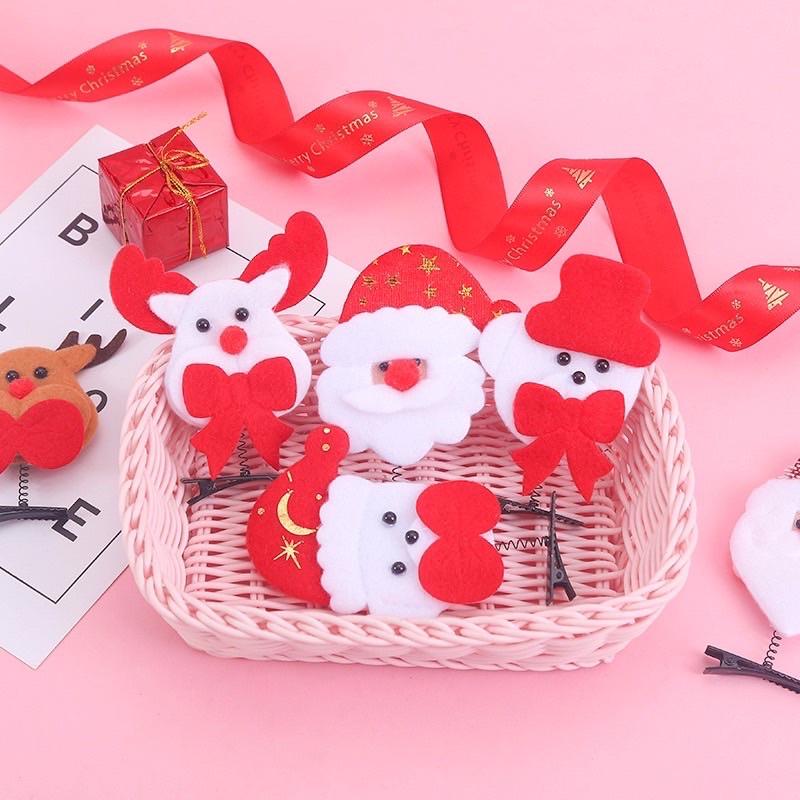 ㄉㄨㄞㄉㄨㄞ🌟聖誕彈簧髮夾 （一個）聖誕彈彈髮夾 彈彈髮夾 聖誕飾品-細節圖2