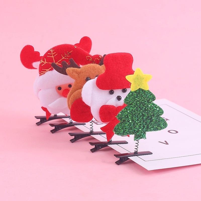 ㄉㄨㄞㄉㄨㄞ🌟聖誕彈簧髮夾 （一個）聖誕彈彈髮夾 彈彈髮夾 聖誕飾品-細節圖6