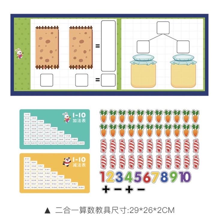 數學磁鐵🧲學習書 數字分解桌遊 數學分解桌遊 數學演練教材 小一數學分解桌遊 加減分解桌遊 數字加減桌遊 數學加減演練-細節圖2