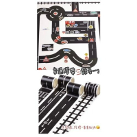 道路交通紙膠帶 道路膠帶 道路交通 交通玩具 交通工具教材 道路遊戲貼紙 交通教材 交通遊戲 交通號字認識