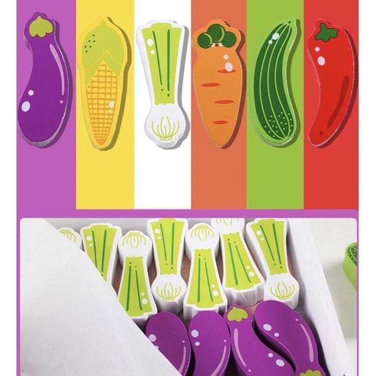 專注力訓練 木製蔬菜疊疊樂 蔬菜疊疊樂 蔬菜認知 蔬菜桌遊 蔬菜疊疊樂 蔬菜教學 蔬菜遊戲 蔬菜桌遊 疊疊樂-細節圖2