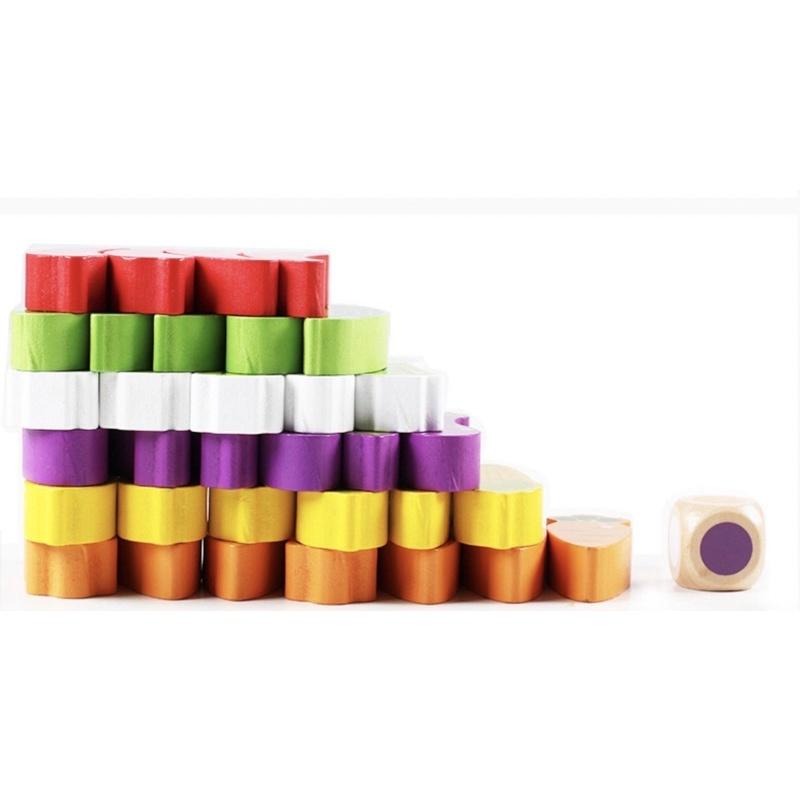 專注力訓練 木製蔬菜疊疊樂 蔬菜疊疊樂 蔬菜認知 蔬菜桌遊 蔬菜疊疊樂 蔬菜教學 蔬菜遊戲 蔬菜桌遊 疊疊樂-細節圖3