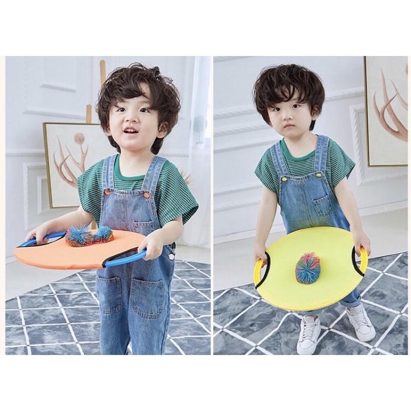 彈彈圈拋接球 手眼協調 感統訓練 彈彈球 彈彈圈 拋接教具 感統教材-細節圖3