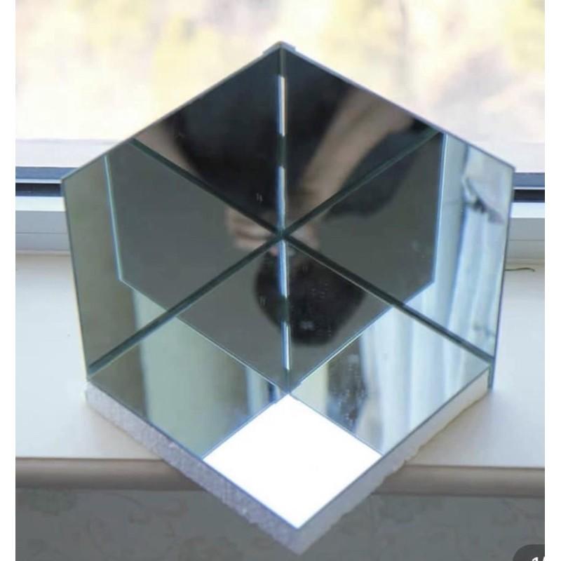 立體教具 只有鏡子 自製三面鏡💜軟面鏡子八片組 自行黏貼軟鏡，立體空間感 鏡面教學 角落區域 三面鏡 軟面鏡子-細節圖3