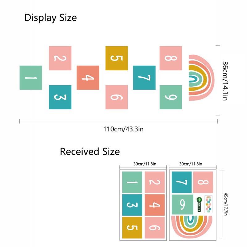 現貨 跳格子地面裝飾貼 跳格子地板 跳格子地板貼 跳格子 跳格子貼 靜電貼跳格子-細節圖2