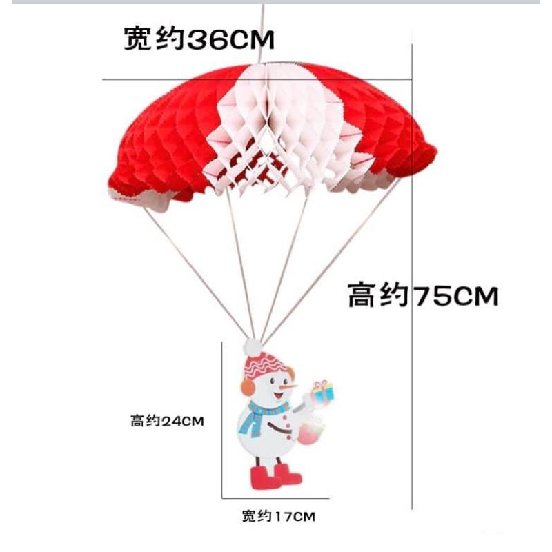 🌟聖誕🎄超大款的降落傘 聖誕佈置 聖誕節、聖誕裝飾 聖誕大佈置 聖誕佈置 聖誕老公公-細節圖3