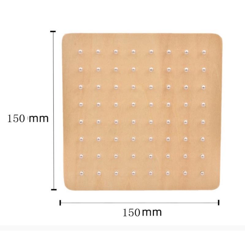 創意釘板組（卡片皮筋款+卡片）啟蒙形狀卡 釘板創意 釘板教具 形狀啟蒙 形狀圖卡 形狀教具-細節圖3