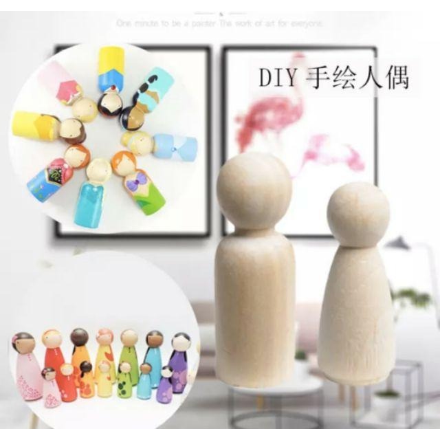 木偶娃娃⭐️木製款 原木木偶娃娃組原木娃娃木偶彩繪、木偶人 角落區 感官配件 感官木偶 感官玩具 感官配件 感官盆-細節圖4