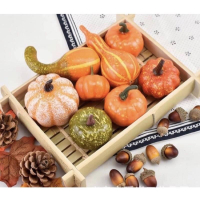 現貨❤️秋天素材、秋天教具、仿真南瓜袋裝、仿真袋裝南瓜、萬聖節佈置、感恩節活動、南瓜、南瓜裝飾