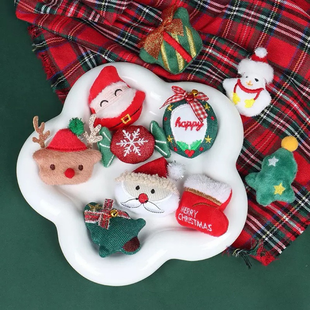 聖誕胸針 6入隨機 聖誕小物 聖誕小禮物 聖誕胸針-細節圖3