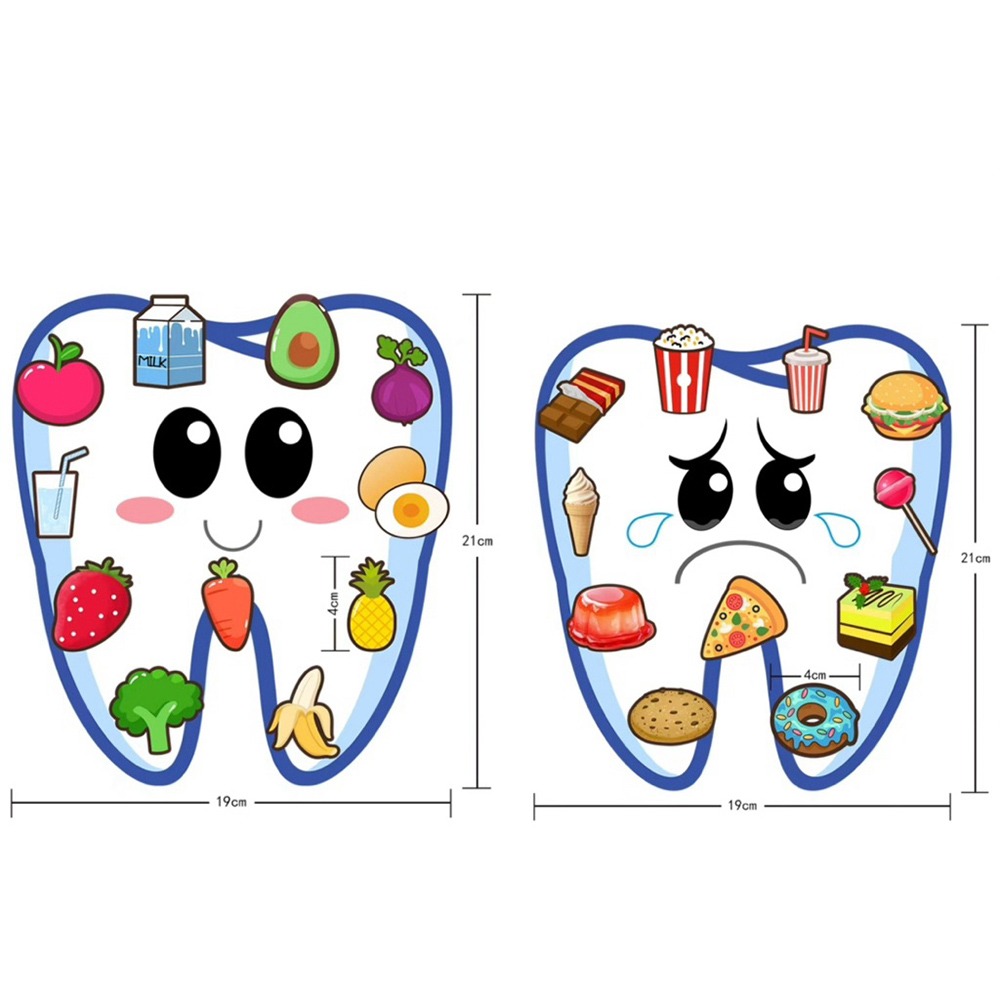 牙齒健康教育組｜好牙壞牙分類教具｜口腔保健早教遊戲卡｜親子互動認知貼紙組-細節圖3