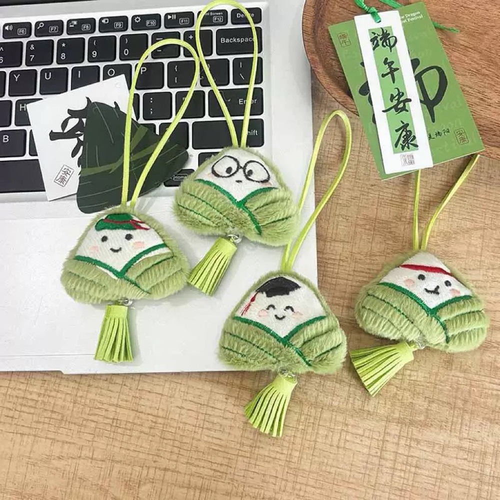 端午節吊掛飾 端午節掛飾5個一組  款式隨機5個  粽子掛飾-細節圖3