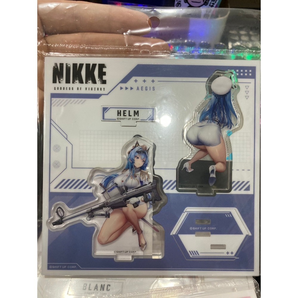 維達小舖] 勝利女神：妮姬 NIKKE 背中で魅 人物背後 壓克力立牌 日版全新-細節圖6