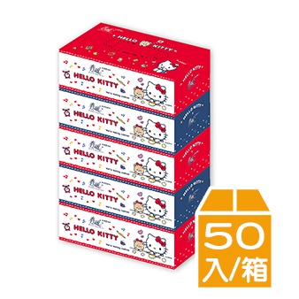 新包裝 春風 Kitty 鄉村風 盒裝 面紙 150抽*5盒*10串/箱 #正隆 #面紙 #免運費 #可刷卡-細節圖2