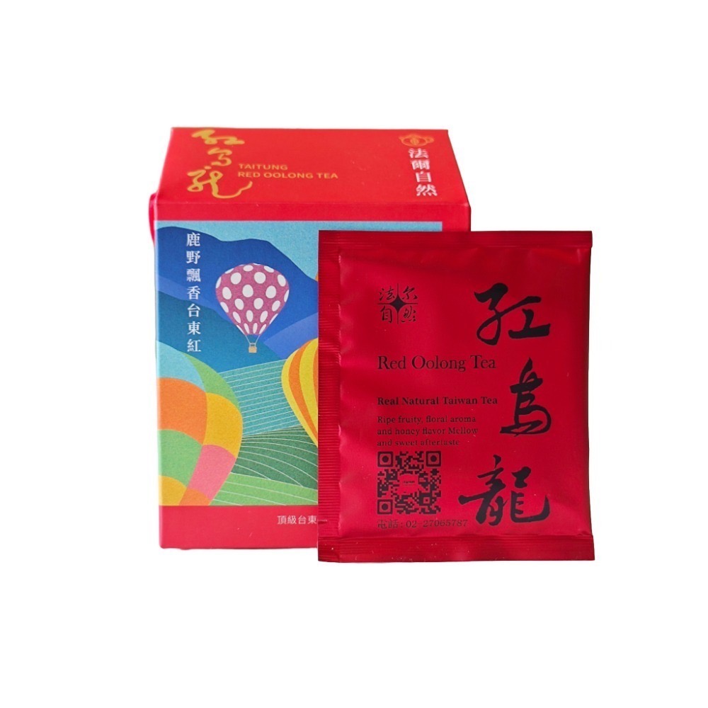 法爾自然【紅烏龍茶包】10入裝（禮盒包/經濟包）-規格圖5